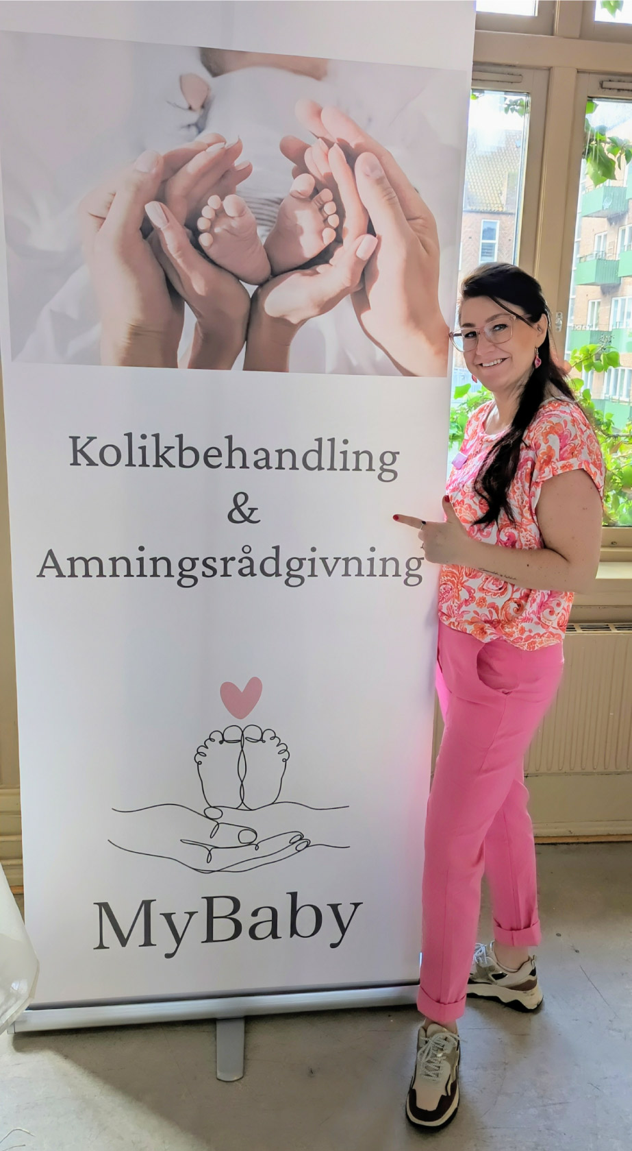 Bild på My Svensson Schramm, från en föreläsning.